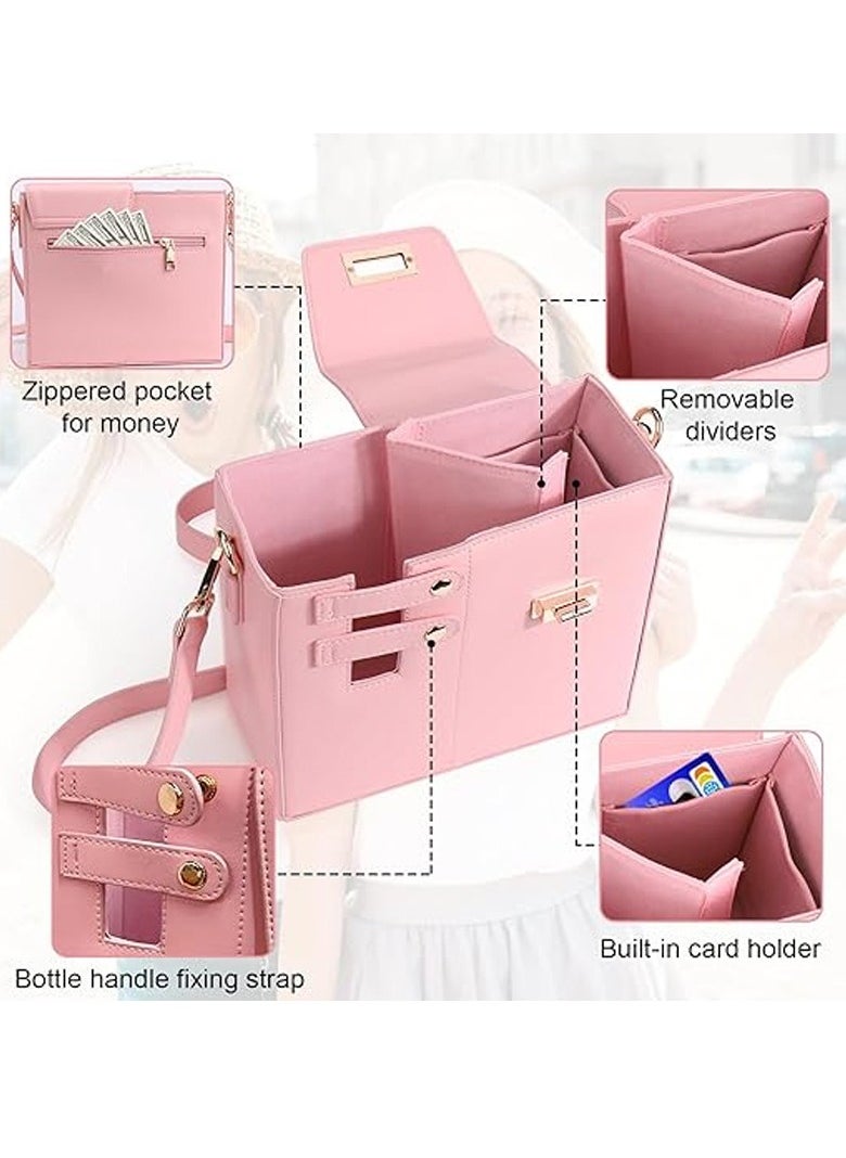 EVEREEN - Adjustable Crossbody Bottle Holder Storage Bag with Detachable Strap, Compatible with Most Water Bottles, Versatile Pouch for Outdoor Use - Durable Material, Innovative Mounting Design for Various S - Image 1