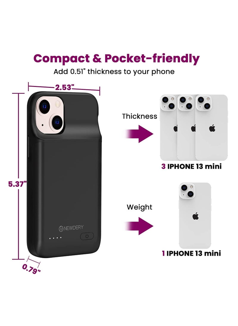 ELTRAZONE - Battery Case for iPhone 13  3200mAh Portable Rechargeable Battery Pack, Extended Battery Charger Case for iPhone 13 - Image 1