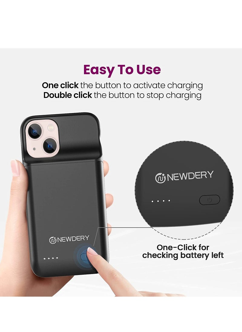 ELTRAZONE - Battery Case for iPhone 13  3200mAh Portable Rechargeable Battery Pack, Extended Battery Charger Case for iPhone 13 - Image 1