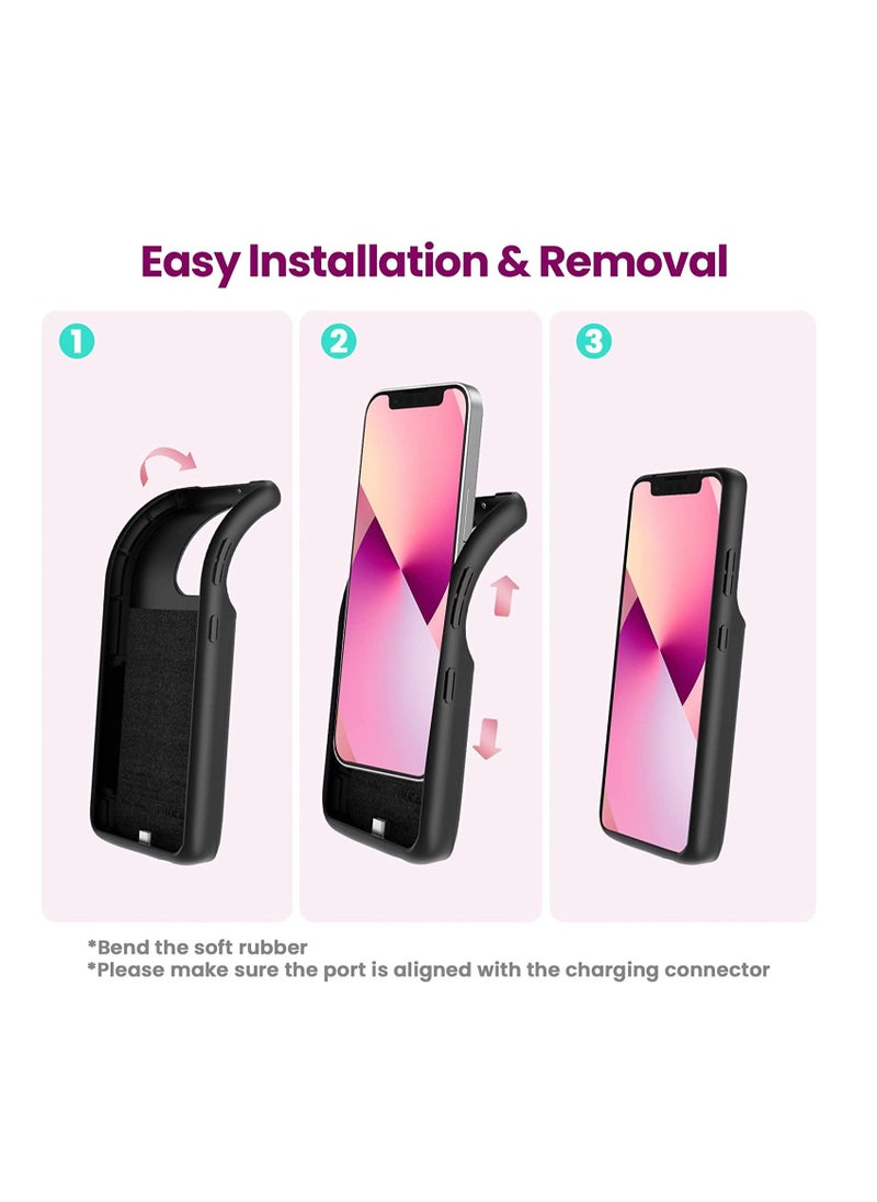 ELTRAZONE - Battery Case for iPhone 13  3200mAh Portable Rechargeable Battery Pack, Extended Battery Charger Case for iPhone 13 - Image 1
