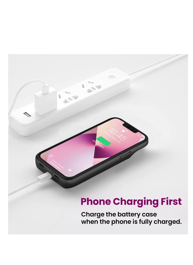 ELTRAZONE - Battery Case for iPhone 13  3200mAh Portable Rechargeable Battery Pack, Extended Battery Charger Case for iPhone 13 - Image 1
