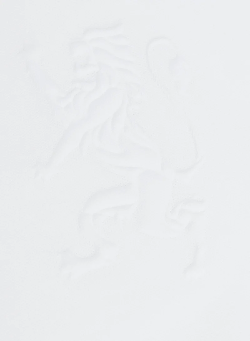 GIORDANO Men's Lion Polo White