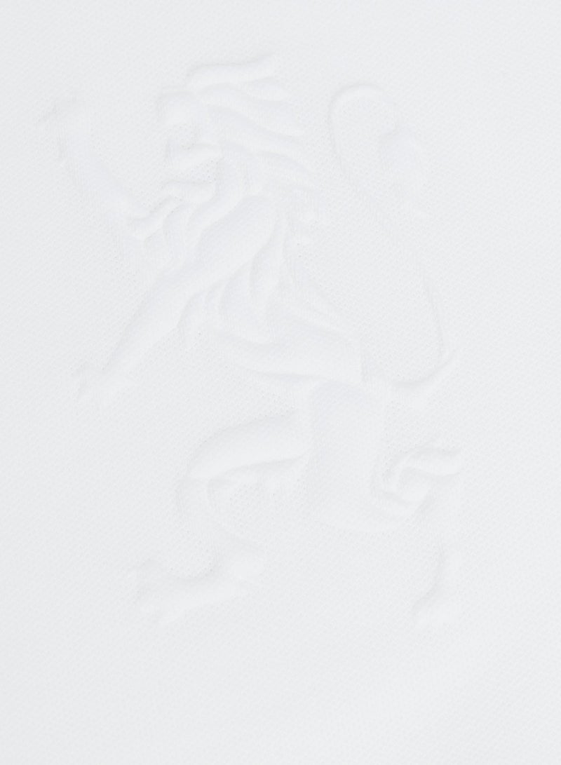 GIORDANO Men's Lion Polo White - Image 4