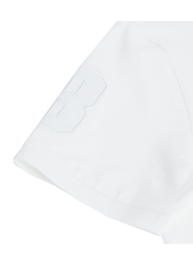 GIORDANO Men's Lion Polo White