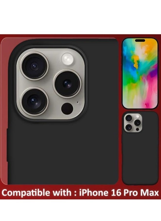 JAJEEK "New Liquid Silicone Case for iPhone 16 Pro Max – Ultra Slim Design, Soft Anti-Scratch Microfiber Lining & Drop Protection" - Image 5