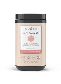 Alaya Naturals Alaya Multi Collagen Powder Type I Ii Iii V X Hydrolyzed Collagen Peptides Protein Powder Supplement With Msm + Gc (Raspberry Lemonade)  - Image 2