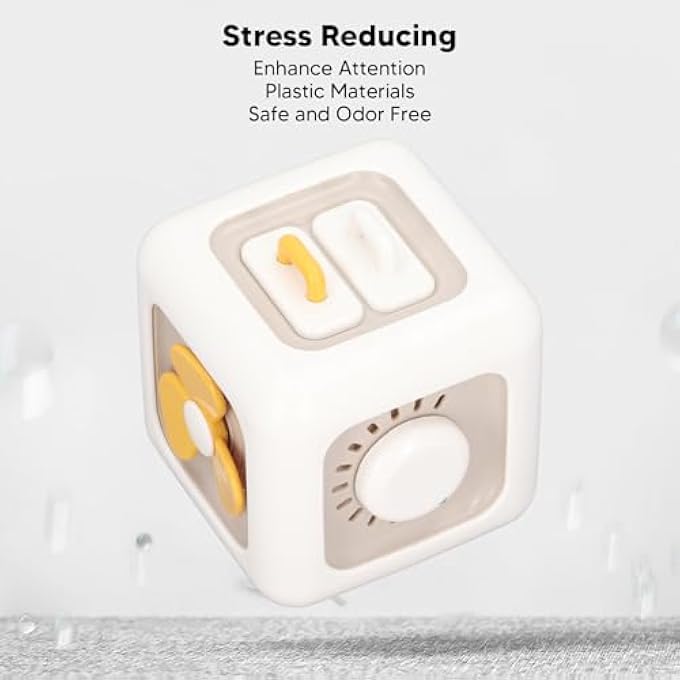 Fdit Hexahedral Stress Relief Toy Drawer, Busy Ball for Children and Adults, Plastic Material for Relaxation and Cognitive Development, for Children Adults - Image 4