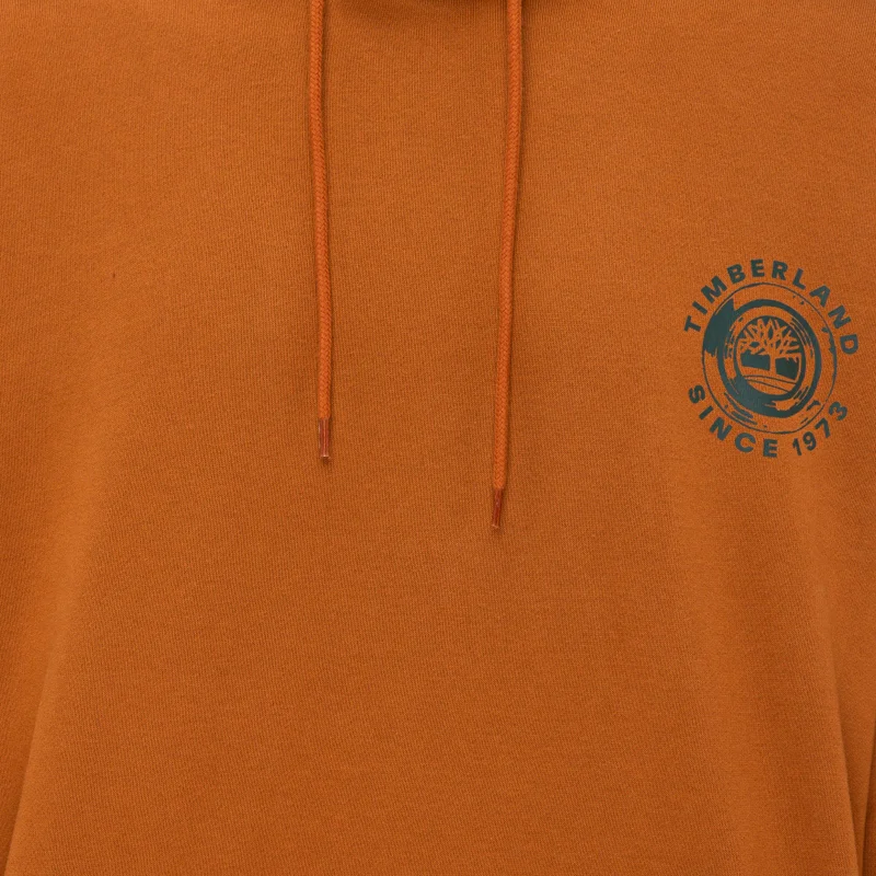 Timberland Men's Rugged Logo Hoodie