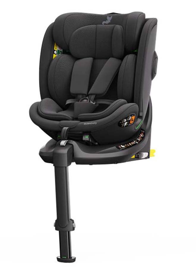 Leclercbaby ORO 360° Rotating i-Size Car Seat + ISOFIX Base, 40-150 cm – Black - Image 1