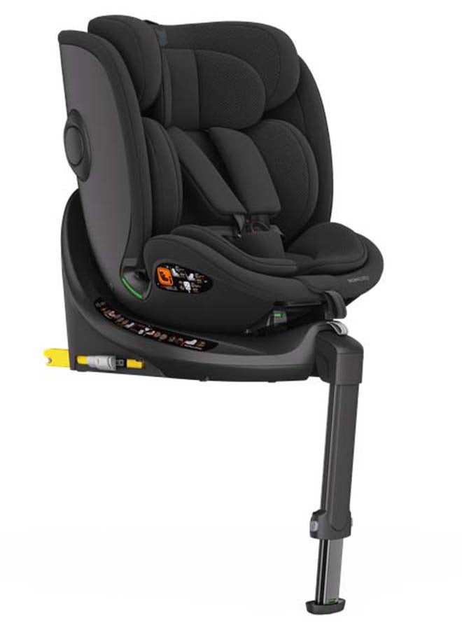 Leclercbaby ORO 360° Rotating i-Size Car Seat + ISOFIX Base, 40-150 cm – Black - Image 5