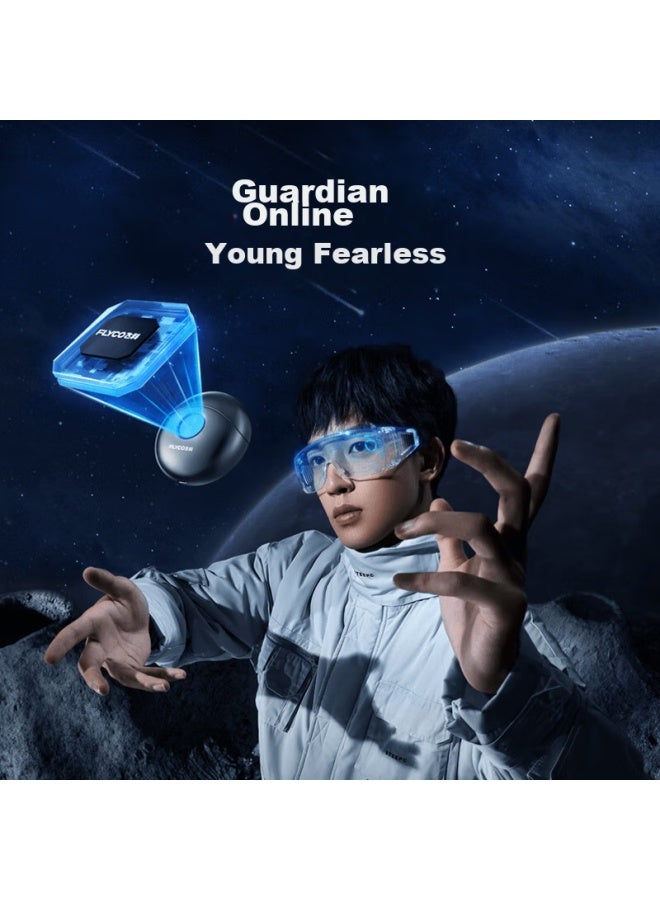 FLYCO ماكينة حلاقة كهربائية صغيرة فليكوا Fs891 للرجال، ماكينة حلاقة محمولة للسفر، هدية عيد ميلاد وعيد للزوج، الزوج، الأب، مع دعم حكومي - Image 5