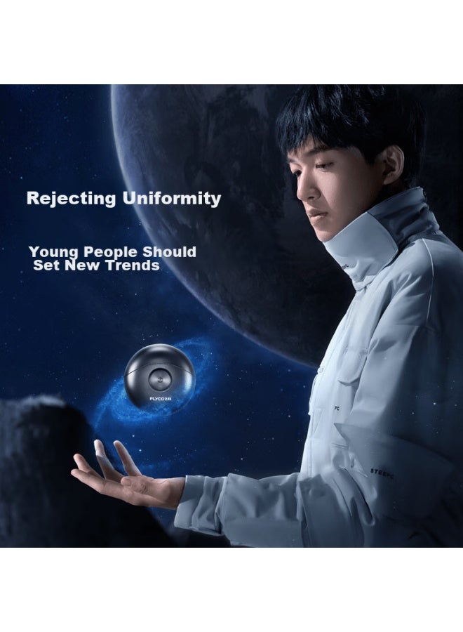 FLYCO ماكينة حلاقة كهربائية صغيرة فليكوا Fs891 للرجال، ماكينة حلاقة محمولة للسفر، هدية عيد ميلاد وعيد للزوج، الزوج، الأب، مع دعم حكومي - Image 3