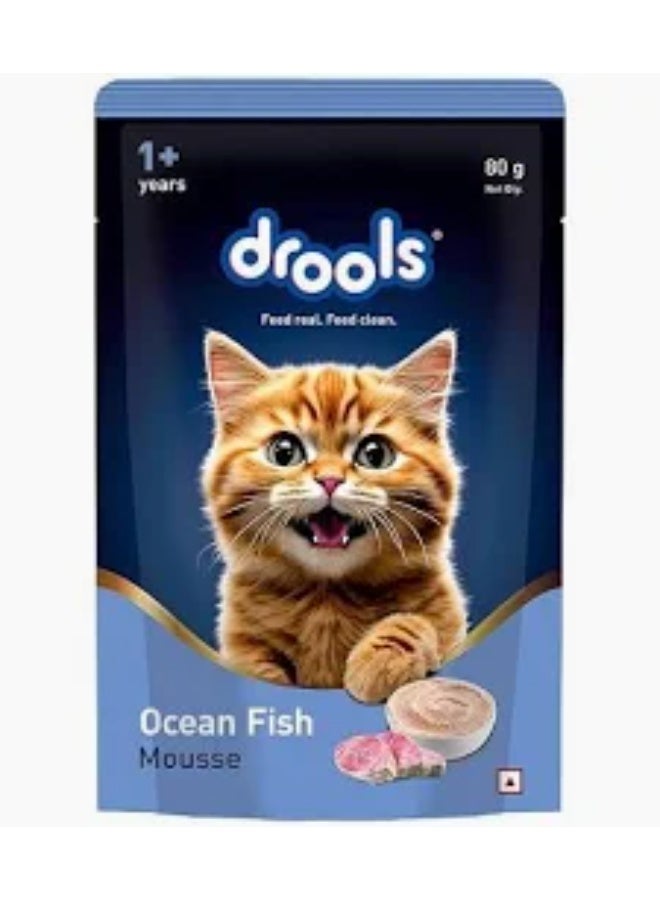 Drools Ocean Fish Mousse Cat 80gm - Image 1