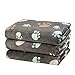 Dono 1 Pack 3 Dog Blankets Soft Fluffy Fleece Pet Blanket Warm Sleep Mat Paw Print Design Puppy Kitten Throw Blankets Doggy Blanket for Dogs - Image 2