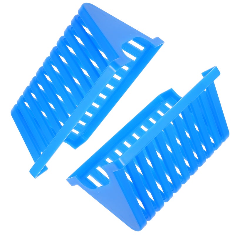 Lab Slide Rack, Reusable Staining Stand for Microscope Slides, Compact Storage Solution - Image 3