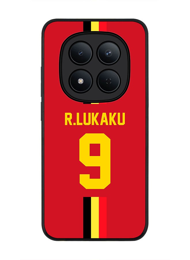 For Xiaomi Redmi Note 15 Pro 5G Case,Slim fit Camera Protection, Shockproof Thin Phone cover  - Football - Belgium,  R.Lukaku