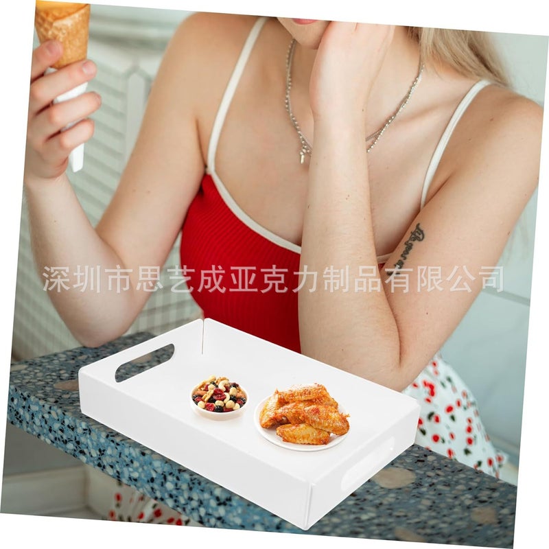 Acrylic Appetizer Fruit Tray Breakfast Cheese Tray Ktv El Acrylic Towel Tray - Image 4