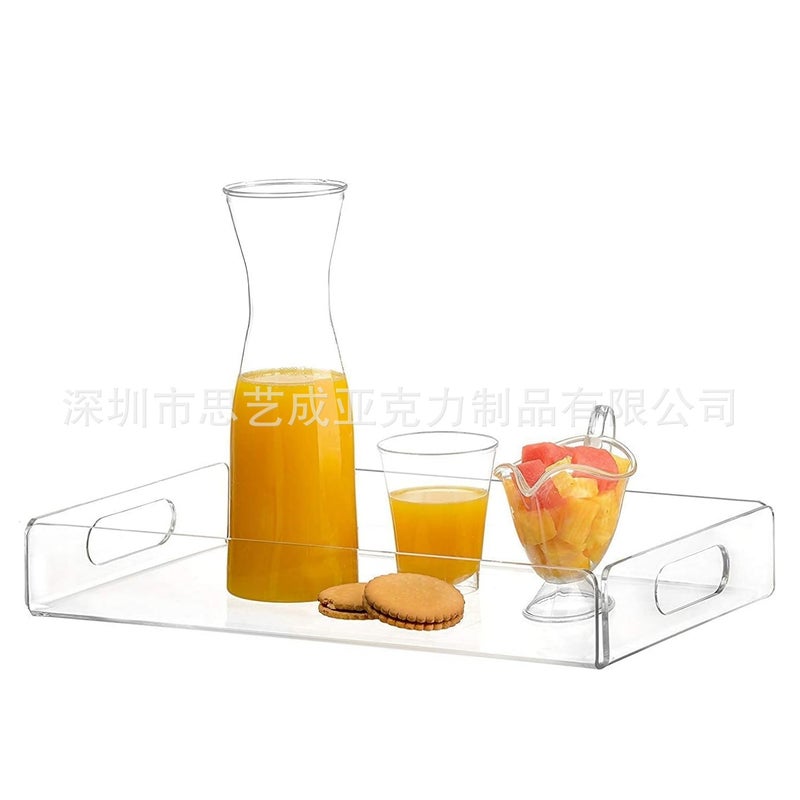 Acrylic Appetizer Fruit Tray Breakfast Cheese Tray Ktv El Acrylic Towel Tray - Image 2
