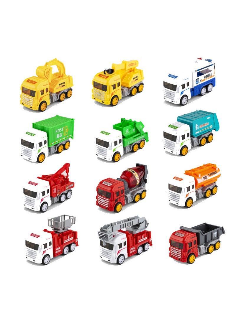 Generic - Doodle Inertia Monster Truck Kids Off-Road ToyRebound Inertial Engineering vehicle (12 random delivery) Rebound Inertial Engineering vehicle (12 random delivery) - Image 1