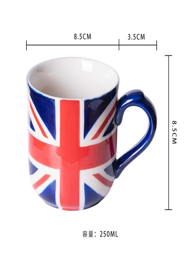 London Pottery Teapot with Infuser,Ceramic,Hand Painted Union Jack Limited Edition, 2 Cup(600ml); Mug, 8.5 fl oz (250 ml), Included One teapot and Mug - Image 3