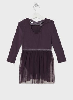 NAME IT Kids Graphic Ruffle Hem Dress  - Image 2