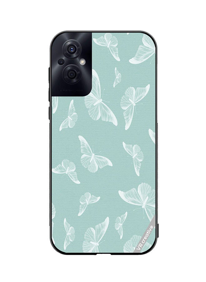VR CREATIVE Protective Case Cover For Oppo Reno8 Z Butterfly Design Multicolour - Image 1