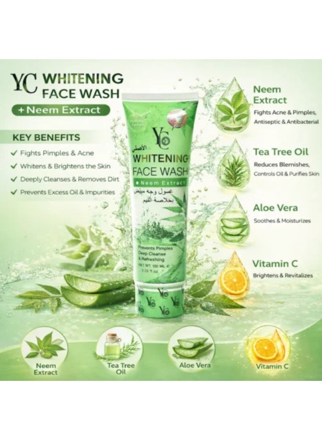 Yc Whitening Face Wash Neem Extract - 100 Ml - Image 5