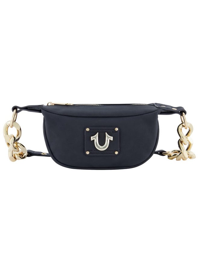 TRUE RELIGION - Shoulder Bag Women'S Mini Crossbody Purse With Adjustable Chain Strap Black - Image 1