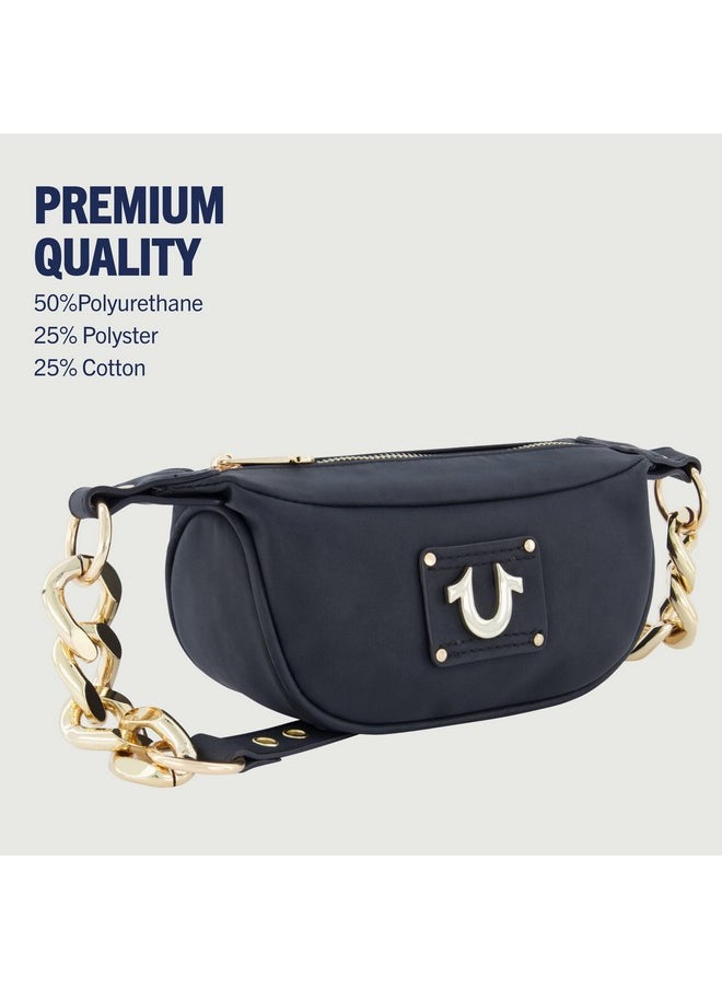 TRUE RELIGION - Shoulder Bag Women'S Mini Crossbody Purse With Adjustable Chain Strap Black - Image 1