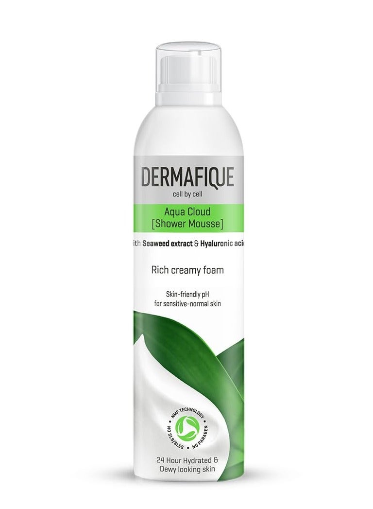 Dermafique Aqua Cloud Body Wash for Women and Men, for Sensitive and Normal Skin, 200ml - Image 1