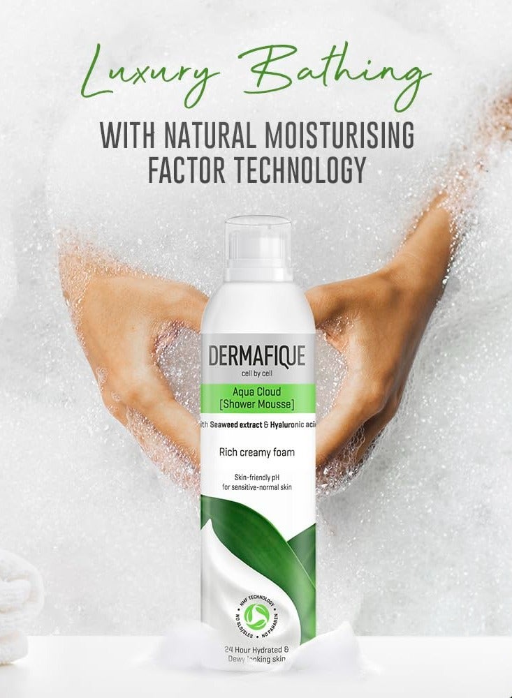 Dermafique Aqua Cloud Body Wash for Women and Men, for Sensitive and Normal Skin, 200ml - Image 5