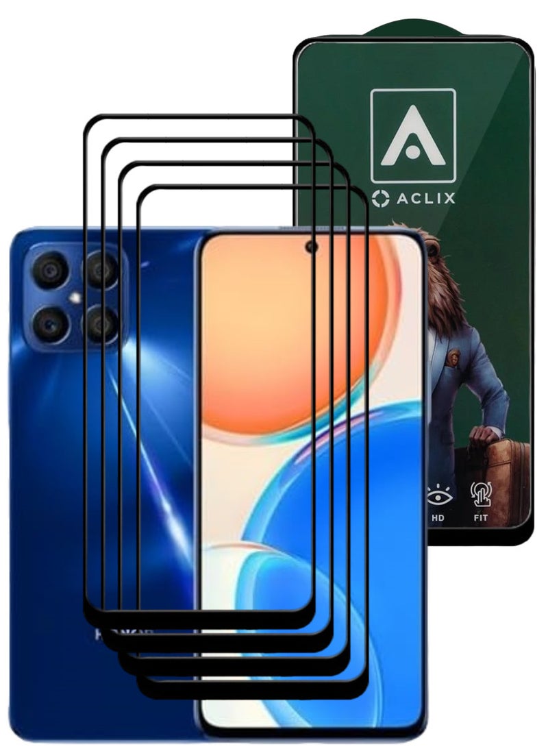 أكاليكس 4 قطع، حماية شاشة،  لهاتف هونور X8  ، جودة ممتازة. - Image 1