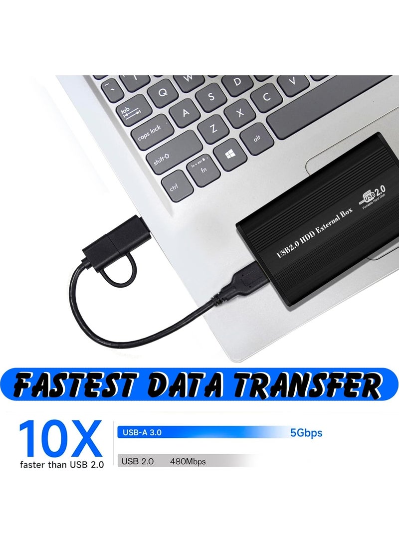 Micro-B to USB 3.0 Type-C Male 2-in-1 Data Transfer Cable – Hard Drive Converter for Desktop & Laptop - Image 3