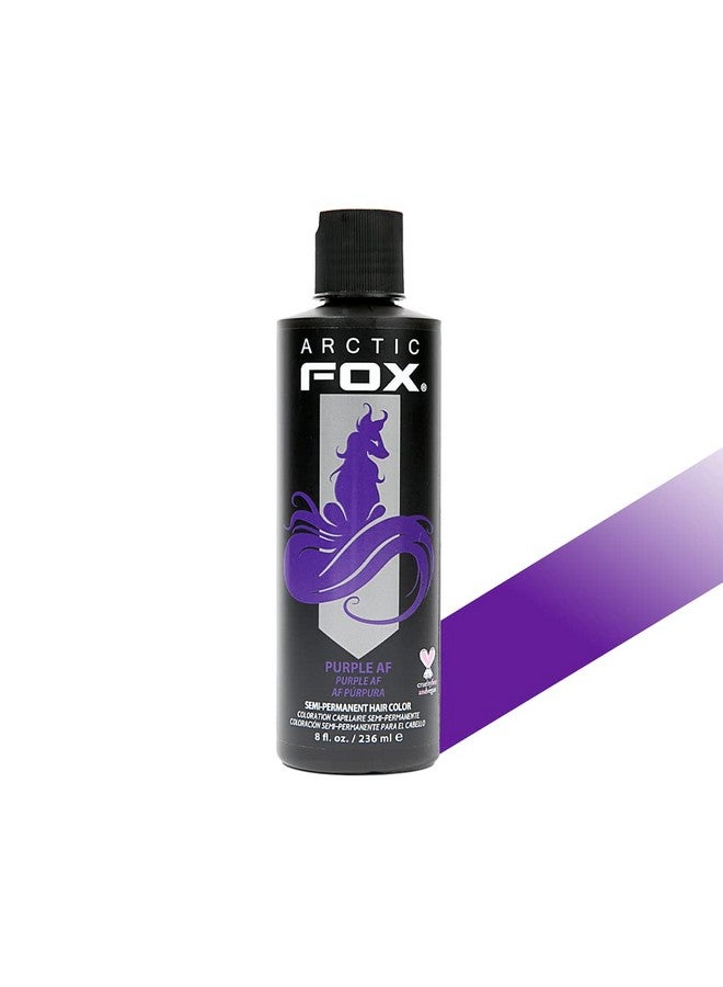 ARCTIC FOX Vegan and Cruelty-Free Semi-Permanent Hair Color Dye (8 Fl Oz, PURPLE AF) - Image 5