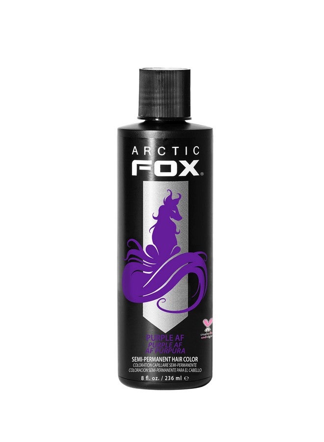 ARCTIC FOX Vegan and Cruelty-Free Semi-Permanent Hair Color Dye (8 Fl Oz, PURPLE AF) - Image 1