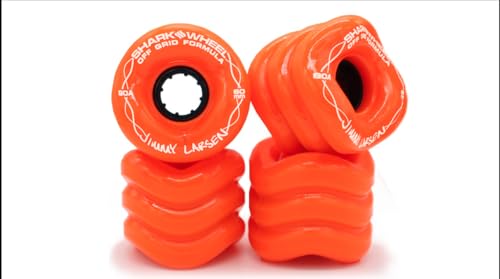 Shark Wheel 60mm, 90a Skateboard Orange - Team Rider, Signature Wheels Off-Grid Jimmy Larsen - Image 5