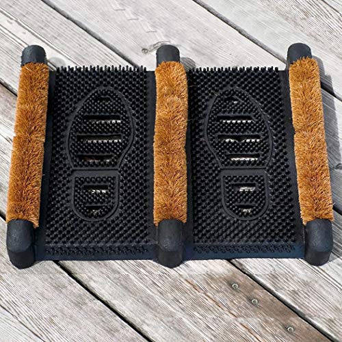 Ninamar Mud Scrubber Rubber Brush Mat - Scrub & Scrape Muddy Shoes - Image 5