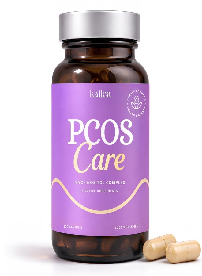 kailea 8-in-1 PCOS Support Supplement - 2,000mg Myo Inositol, NAC, Maca Root, Cinnamon, Chromium, Folate, Zinc, Vitamin D3 | Hormone Balance, Ovarian Health & Weight Management Support | 30-Day Supply - Image 1