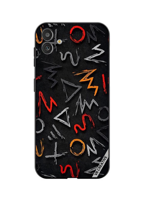 Protective Case Cover For Samsung Galaxy F14 Abstract Design Multicolour