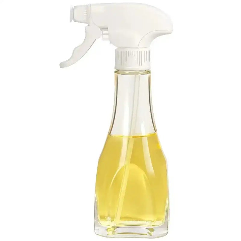 Portable Oil Sprayer Mini Glass Spray Bottle For Easy Control The Oil While Cooking- Silver - Image 1
