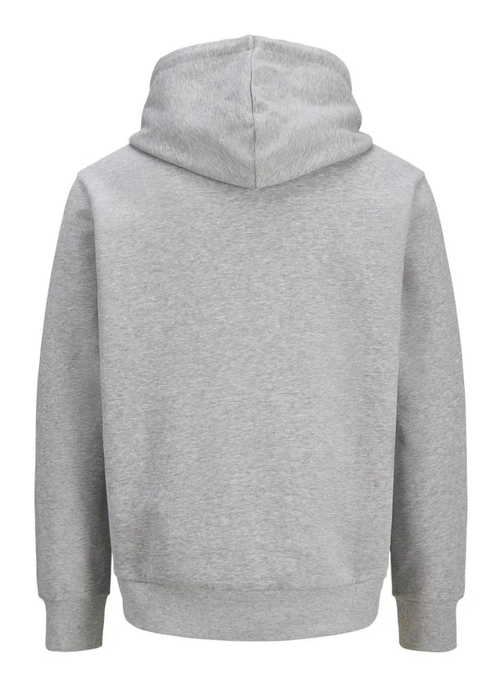 JJ Rebel Text Print Regular Fit Crew Neck Hoodie