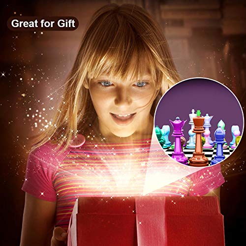 Endoto Resin Chess Pieces Mold Set, 16 Pieces Full Size 3D Silicone Chess Molds Kit for Epoxy Resin Casting, Family Party Board Games and Home Decoration - Image 5