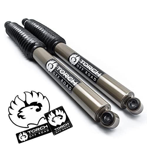 TORCH Off Road TORCH Extended Rear Shocks (for a 2"-4" Lift) for 2005-2023 Toyota Tacoma 4X4 RWD SR5 TRD - 6 Lug (wheel lug) Models Only - Image 1