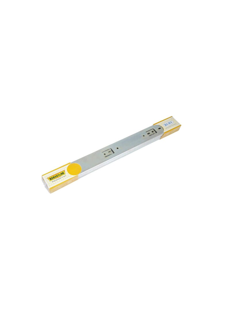 ROBUSTLINE Robustline Drawer Slides | Side Mounted | Soft Closing | Silver | 18 inch | 2 Pieces  - Image 2