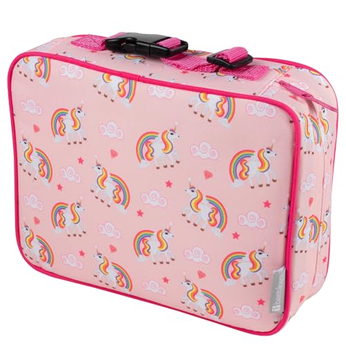 Bentology Insulated Lunch Bag for Kids & Adults- Reusable Thermal Sleeve w Clip on Handle- Easy to Clean Water-Resistant Lunchbox Tote- Mini Cooler Bag for Work School, Picnic, Daycare- Back to School - Image 1