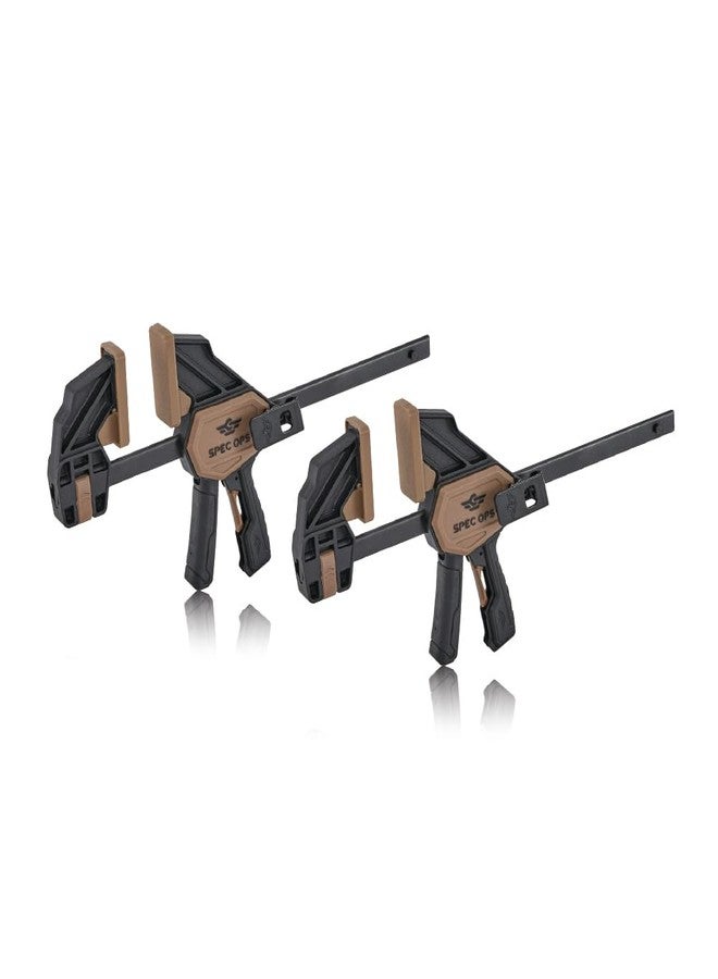 Spec-Ops Spec Ops Trigger Clamp for Woodworking 7" Medium One-Handed Bar Clamp/Spreader 165 Lbs. 2-Pack - Image 1