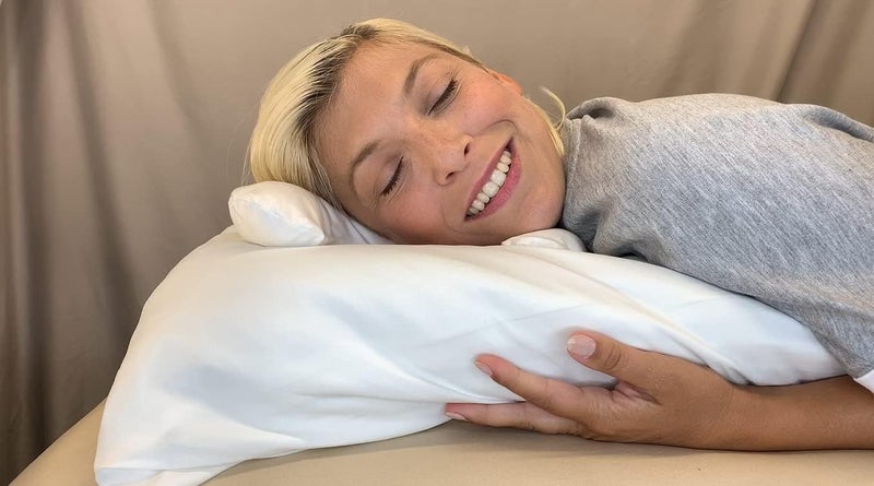 Save My Face! Just The Pillow by Beauty Pillow - Anti-Wrinkle La Petite Size in Soft Champagne Color - Image 3