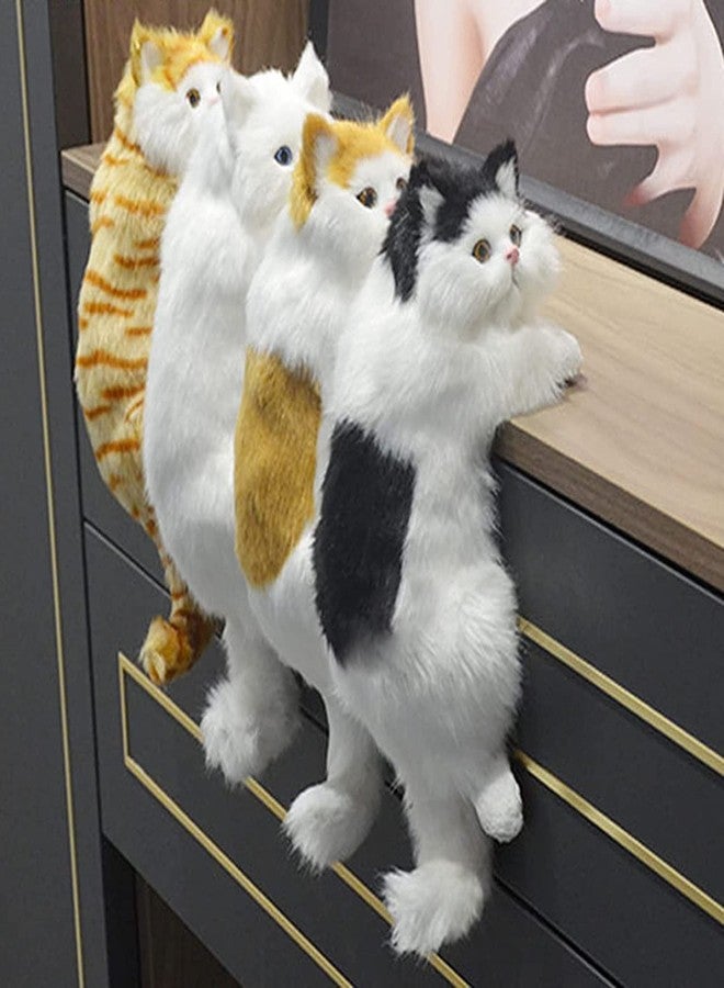 BIRZAR Simulation Hanging CAT with Music Cat Eco-Friendly Vivid Artificial Fur Lovely Simulation Stuffed Plush Cat Toy for Household, Funny and Beautiful - Image 3
