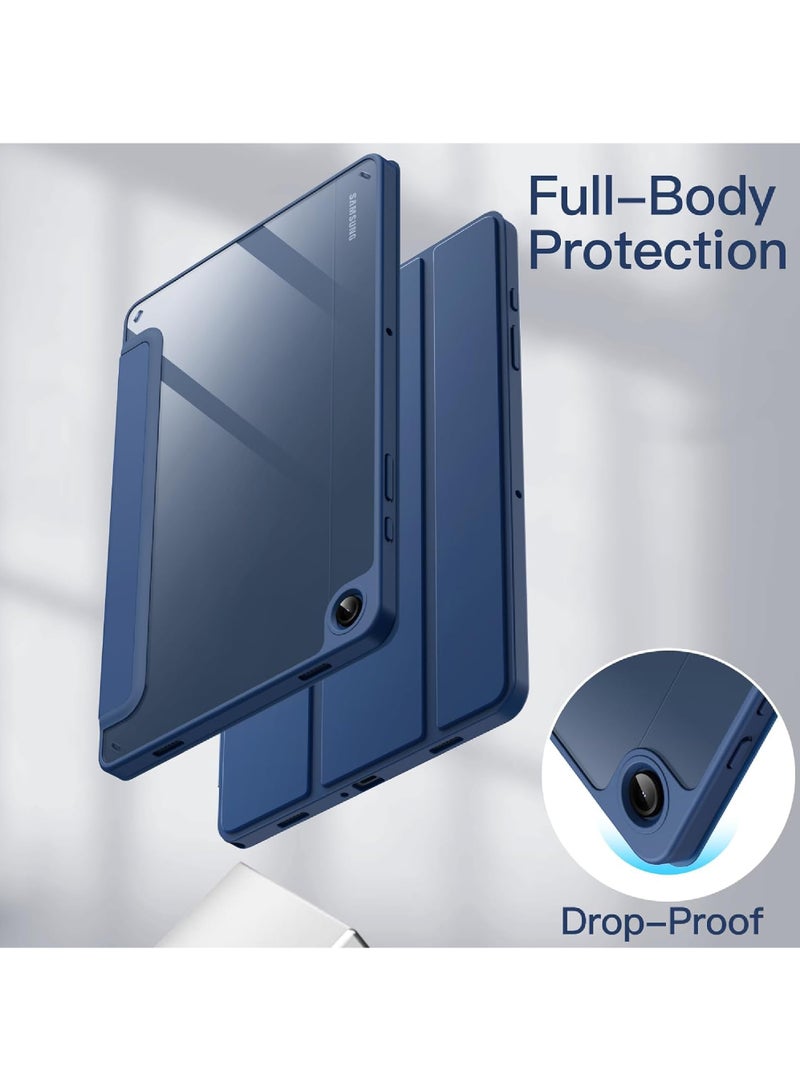 Rock Pow Case for Samsung Galaxy Tab A9+ / A9 Plus 11-Inch 2023 Clear Transparent Hard PC Back Protective Tri-Fold Stand Slim Tablet Cover Auto Wake/Sleep  - Image 5