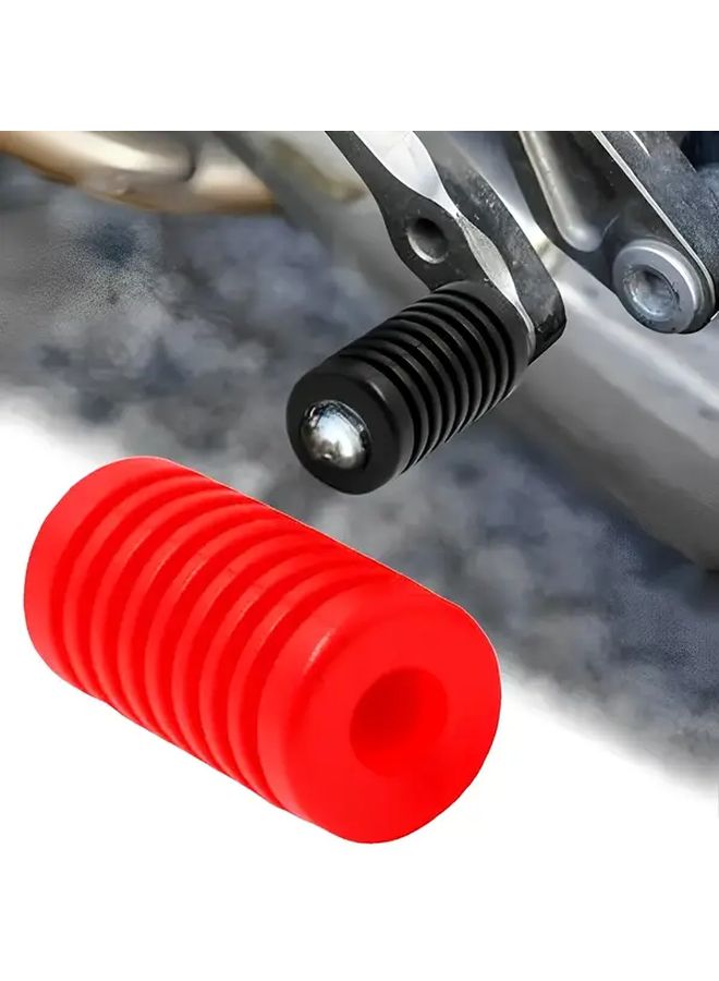 Universal Motorcycle Shift Lever Rubber Foot Pedal Pad Black Easy Install - Image 2